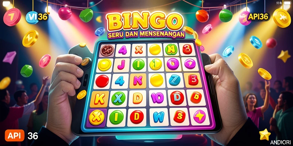 Screenshot gameplay seru API36 yang menunjukkan keseruan permainan Bingo.