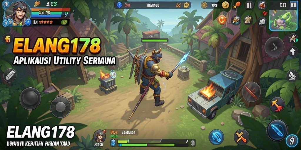 Screenshot utama dari ELANG178 menampilkan antarmuka aplikasi Utility yang intuitif.
