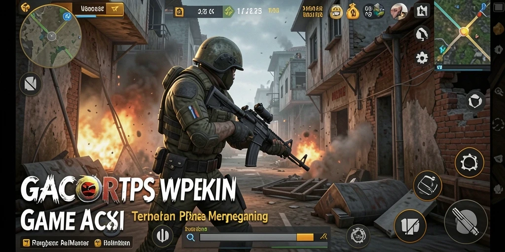 Tampilan gameplay seru dalam GACORWIN dengan aksi menegangkan.