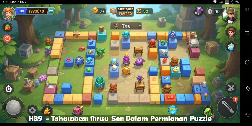 Tampilan gameplay H89 yang penuh tantangan puzzle.