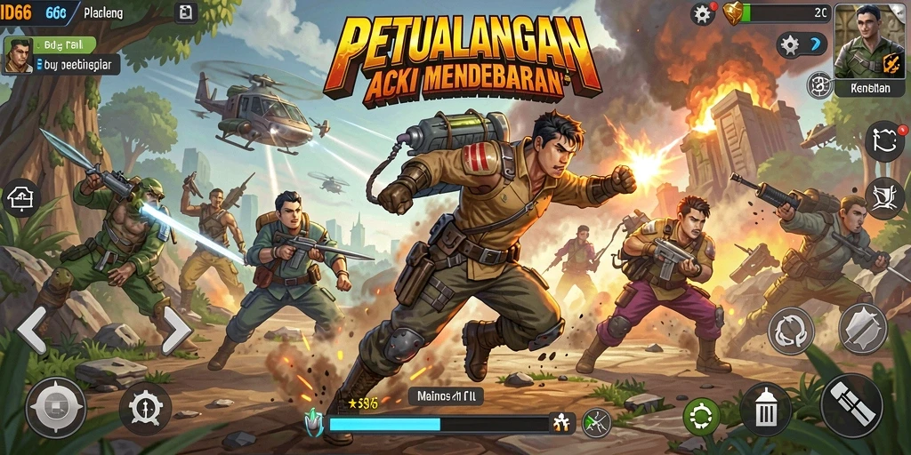 Tangkapan layar permainan ID66 yang menunjukkan aksi mendebarkan.