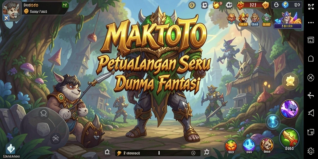 Tangkapan layar menunjukkan gameplay MAKTOTO yang penuh aksi dan petualangan.