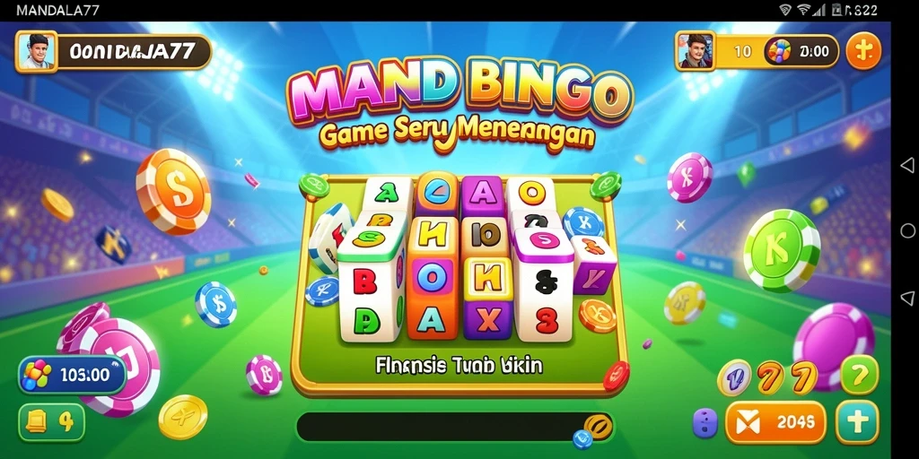 Tampilan gameplay seru MANDALA77 saat bermain bingo.