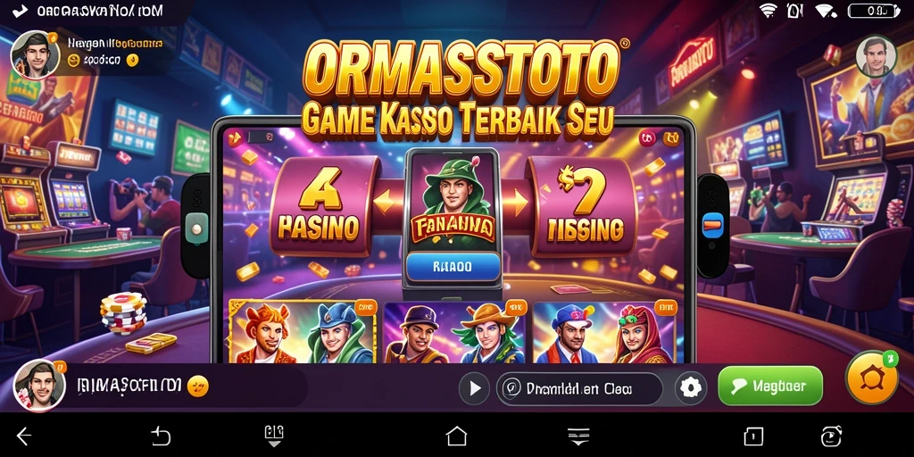 Screenshot gameplay seru dari aplikasi Kasino ORMASSTOTO.