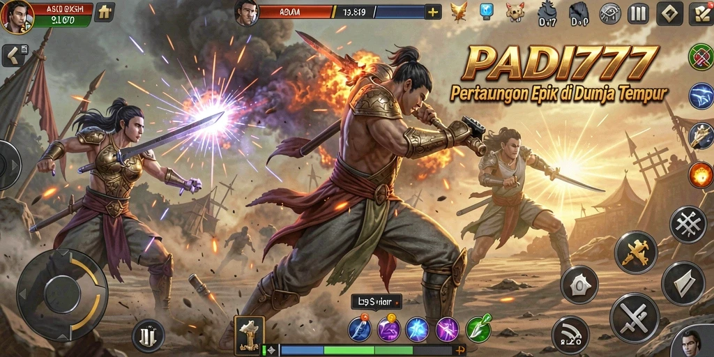 Tampilan gameplay PADI777 yang seru dan penuh aksi.