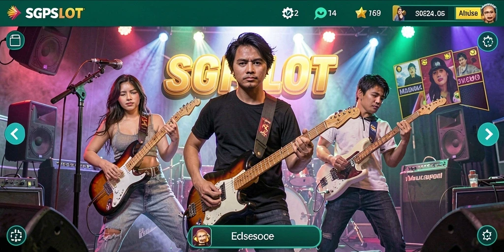Tampilan menarik dari gameplay <strong>SGPSLOT</strong> yang menggabungkan musik dan kesenangan.