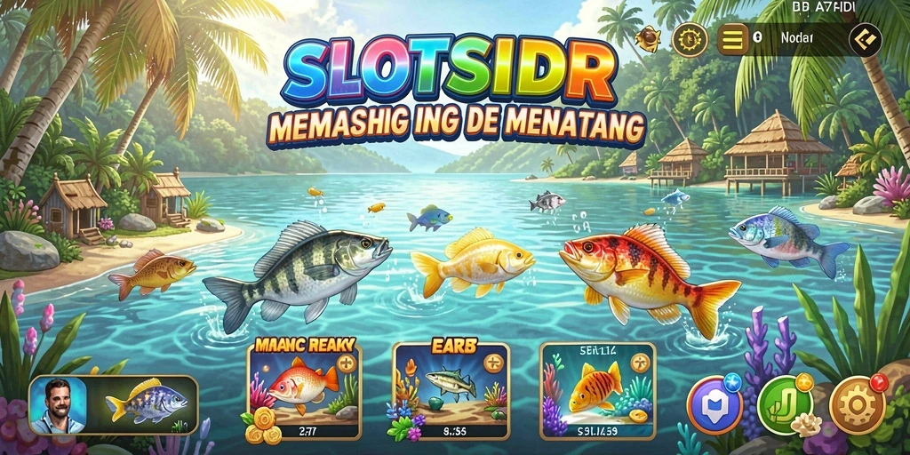 Gameplay memancing yang seru dan menantang di SLOTSIDR.