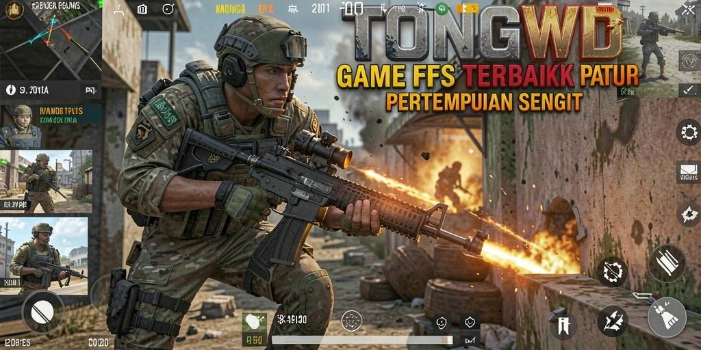 TONGWD menampilkan aksi tembak-menembak yang mendebarkan.