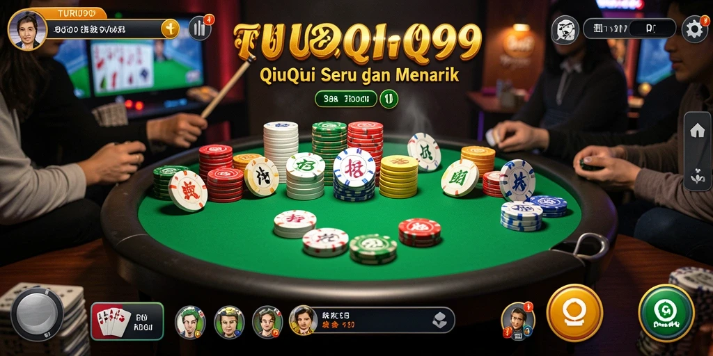 Screenshot TURU99 yang menampilkan aksi permainan QiuQiu yang mengasyikkan.